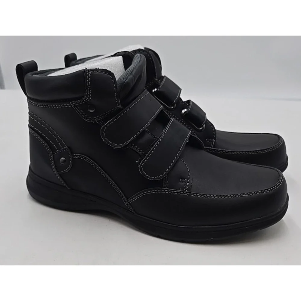 Dr Scholls Orthopedic Leather Men 8.5 D Black Shoes
